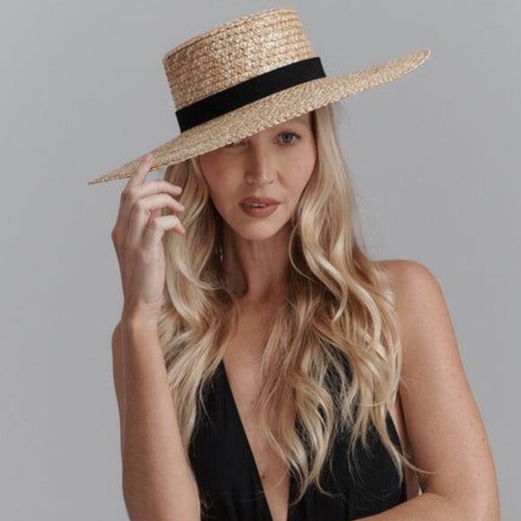 Lack of color straw hat 

Color maple

Size 56 cm Lack of Color Straw Hat Size Small 55cmBrand New. | eBay main image 4